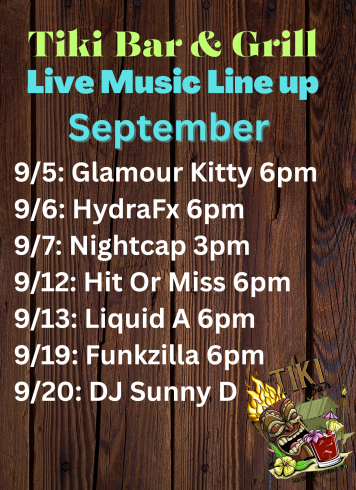 September Live Music Lineup