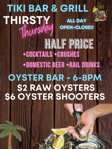 Updated Thirsty Thursdays